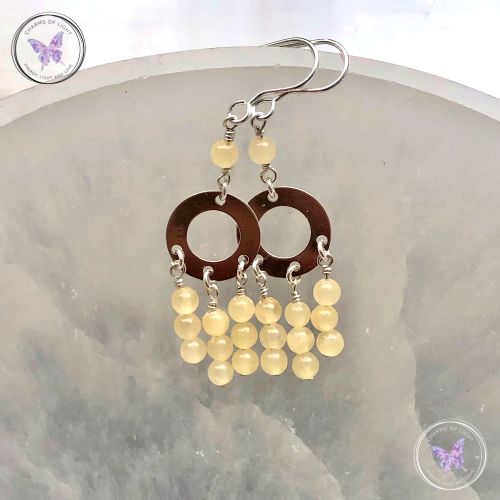 Aragonite Chandelier Earrings